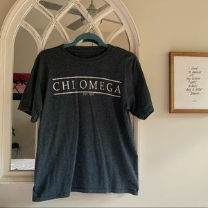 Chi Omega Gray T-Shirt